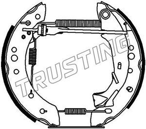 TRUSTING Комплект тормозных колодок 6198