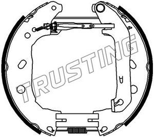 TRUSTING Комплект тормозных колодок 6395