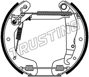 TRUSTING Комплект тормозных колодок 6415