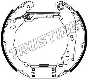 TRUSTING Комплект тормозных колодок 6472