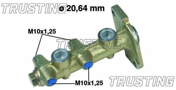 TRUSTING Главный тормозной цилиндр PF024