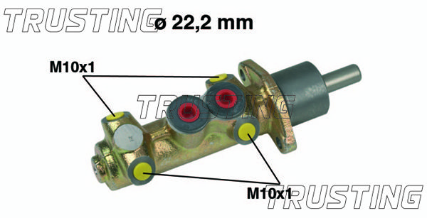 TRUSTING Главный тормозной цилиндр PF261