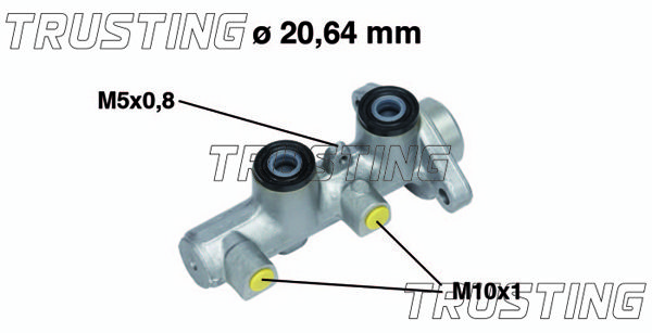 TRUSTING Главный тормозной цилиндр PF442