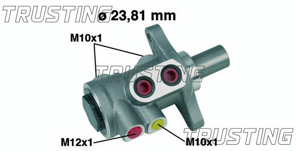TRUSTING pagrindinis cilindras, stabdžiai PF531