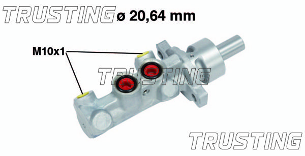 TRUSTING Главный тормозной цилиндр PF553