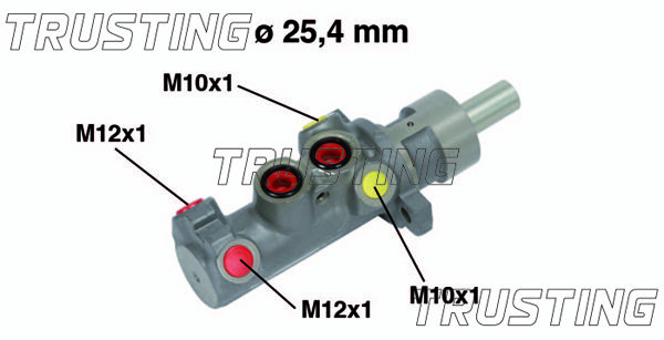 TRUSTING pagrindinis cilindras, stabdžiai PF558