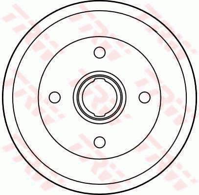 TRW Тормозной барабан DB4224