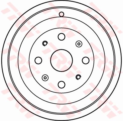 TRW Тормозной барабан DB4393