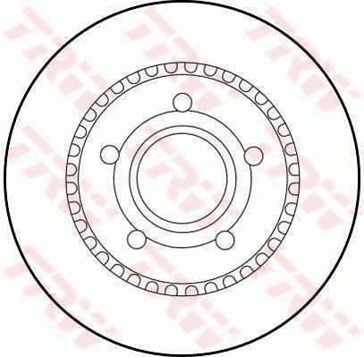 TRW stabdžių diskas DF1528