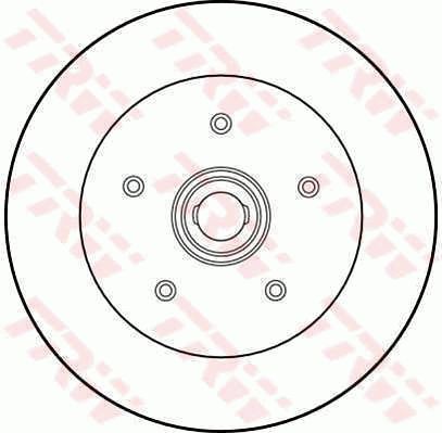 TRW Тормозной диск DF1534