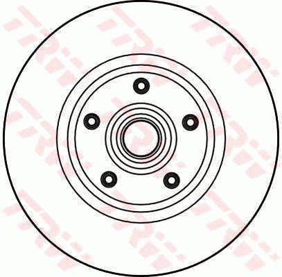TRW Тормозной диск DF1685S