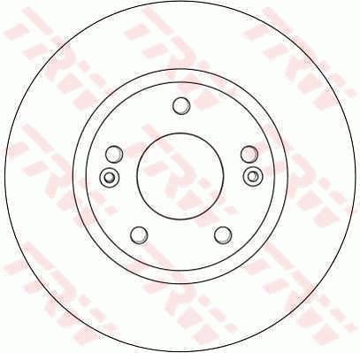 TRW stabdžių diskas DF4408