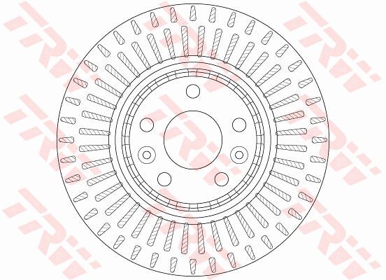 TRW stabdžių diskas DF6208S