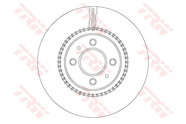 TRW stabdžių diskas DF6904