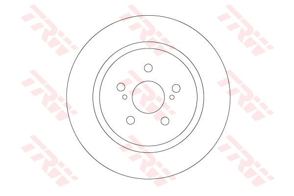 TRW stabdžių diskas DF6920
