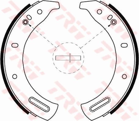 TRW Комплект тормозных колодок GS6107