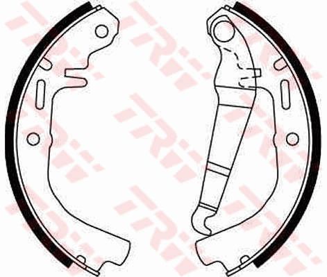 TRW Комплект тормозных колодок GS8078