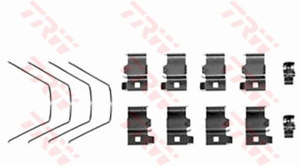 TRW Комплектующие, колодки дискового тормоза PFK271