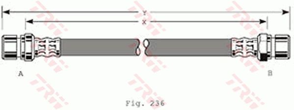 TRW Тормозной шланг PHA361