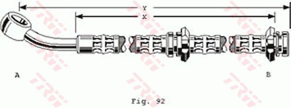 TRW Тормозной шланг PHD160