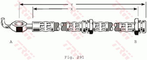 TRW Тормозной шланг PHD220