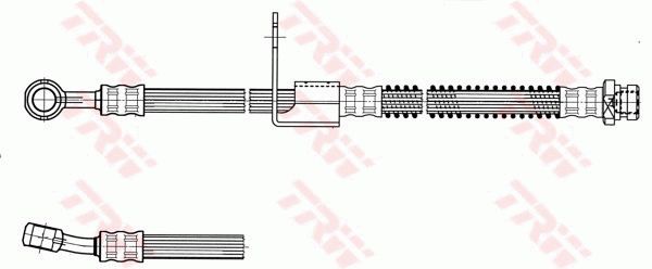 TRW Тормозной шланг PHD958