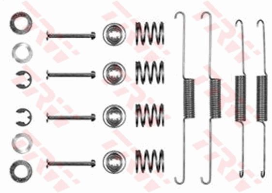 TRW priedų komplektas, stabdžių trinkelės SFK110