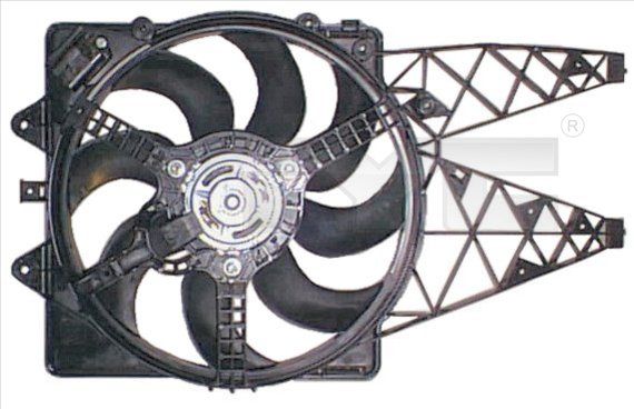 TYC ventiliatorius, radiatoriaus 809-1004