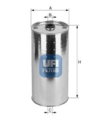 UFI alyvos filtras 20.014.00