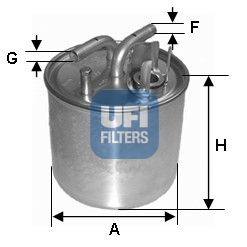 UFI Топливный фильтр 24.002.00