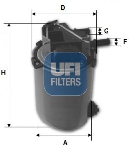 UFI kuro filtras 24.061.01