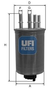 UFI kuro filtras 24.130.00