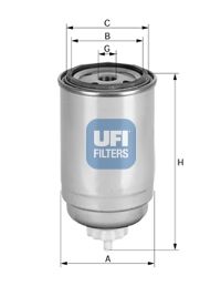UFI Топливный фильтр 24.333.00