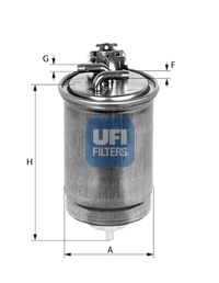 UFI Топливный фильтр 24.415.00