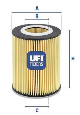 UFI alyvos filtras 25.004.00