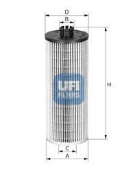 UFI Масляный фильтр 25.005.00