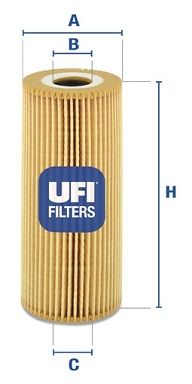 UFI alyvos filtras 25.011.00