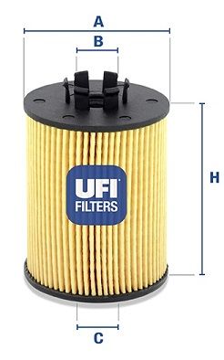 UFI alyvos filtras 25.012.00