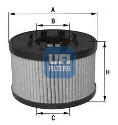 UFI Масляный фильтр 25.017.00