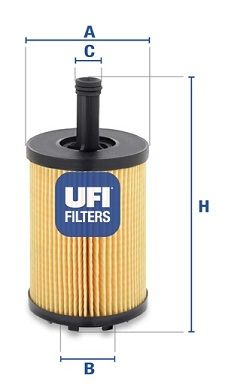 UFI alyvos filtras 25.023.00