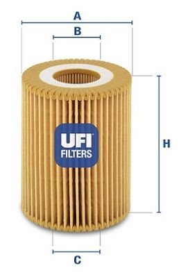 UFI alyvos filtras 25.027.00