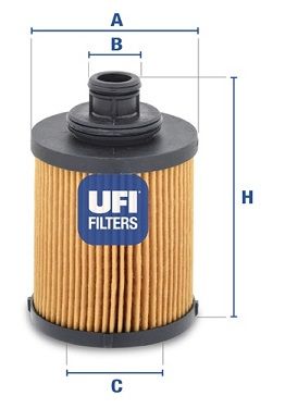 UFI Масляный фильтр 25.031.00