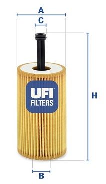 UFI alyvos filtras 25.032.00