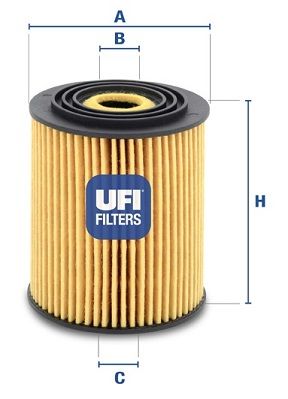 UFI alyvos filtras 25.034.00