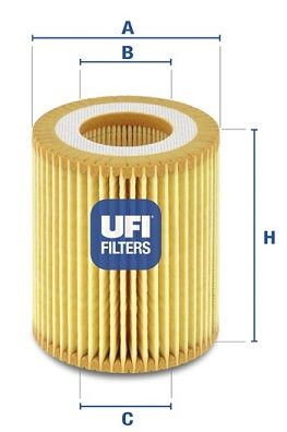 UFI alyvos filtras 25.049.00