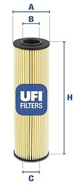 UFI alyvos filtras 25.050.00