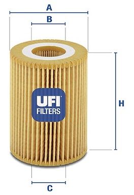 UFI alyvos filtras 25.069.00