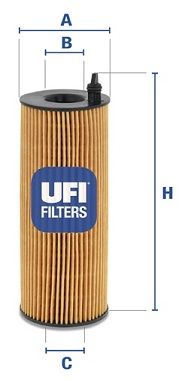 UFI alyvos filtras 25.084.00