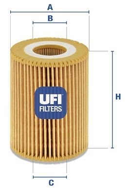 UFI alyvos filtras 25.085.00