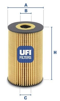UFI alyvos filtras 25.106.00